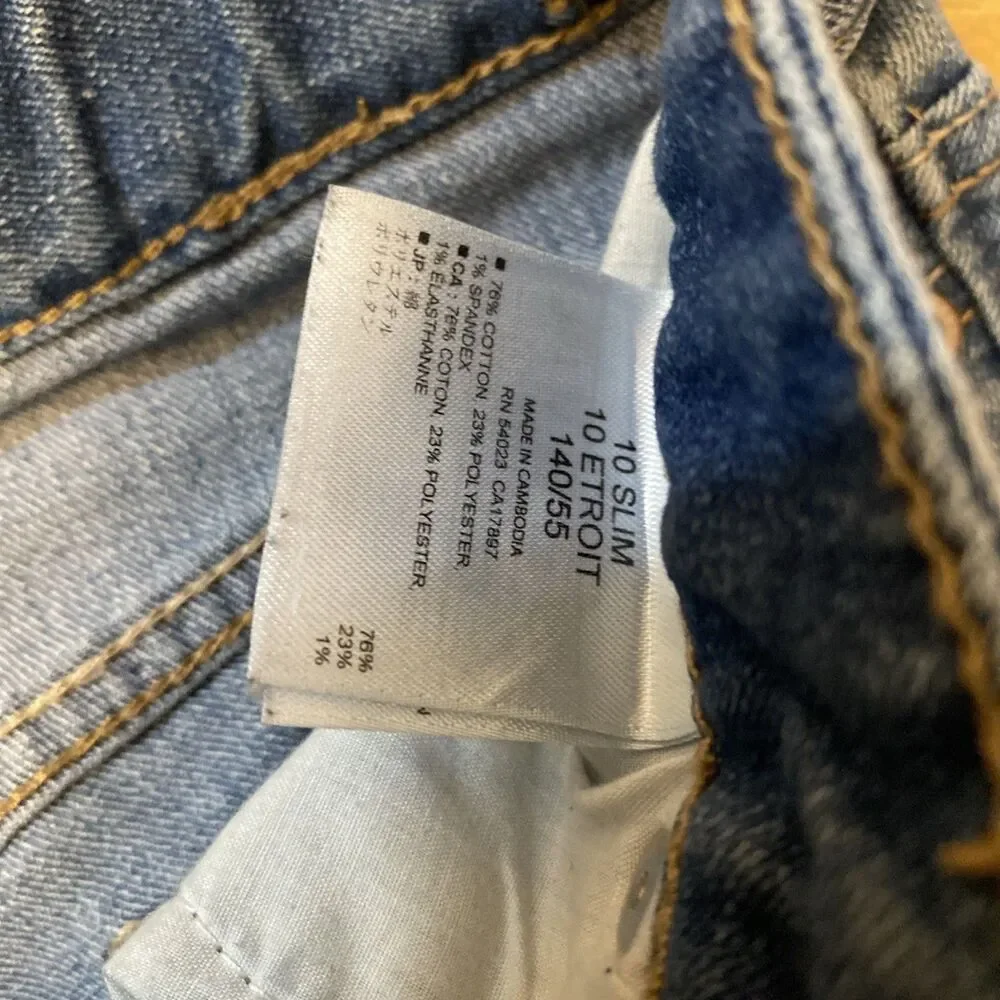 Old Navy Jeans Girls Size 10 Slim Super Skinny Light Wash